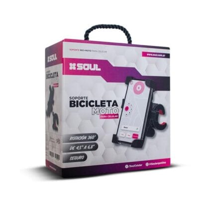 Soporte Soul Zb09 Universal Bici/Moto/Monop. Negro - Imagen 4
