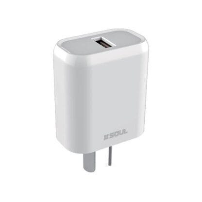 Cargador Soul Viajero Usb 1x 2.4a Micro-Usb Blanco - Imagen 2