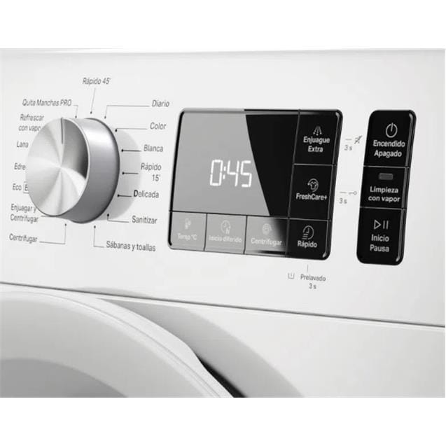 Lavarropas Whirlpool 7kg 1200 Rpm Inverter Blanco (WNQ70AB) - Imagen 3