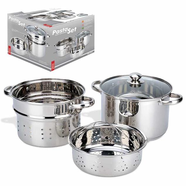 Set Pasta Roswell 24cm Inoxidable (663009)