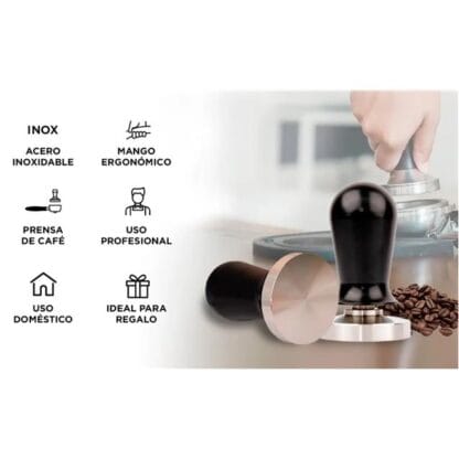 Tamper Prensa de Café Gadnic ATP Simple Para Café y Expreso (TAMPER07) - Imagen 2
