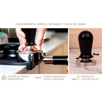 Tamper Prensa de Café Gadnic ATP Simple Para Café y Expreso (TAMPER07) - Imagen 4