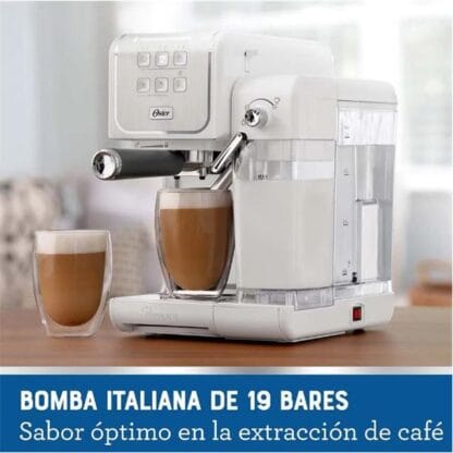Cafetera Espresso Oster 6801w Molido/Nespresso Touch Blanca TOUCH BLANCA - Imagen 4