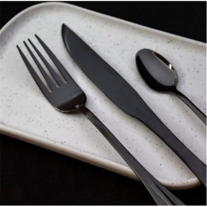 Set Cubiertos Larhaus New York - 24piezas – Black (LH1081) - Imagen 2