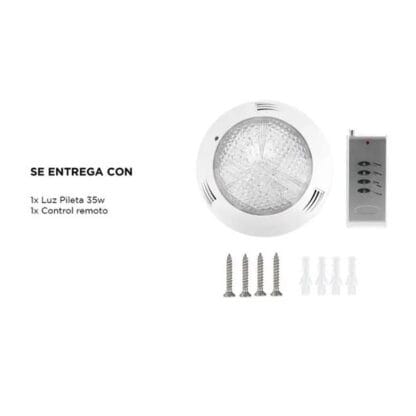 Luz Gadnic P/Pileta - 35w Rgb + Control (LUZPILE1) - Imagen 6