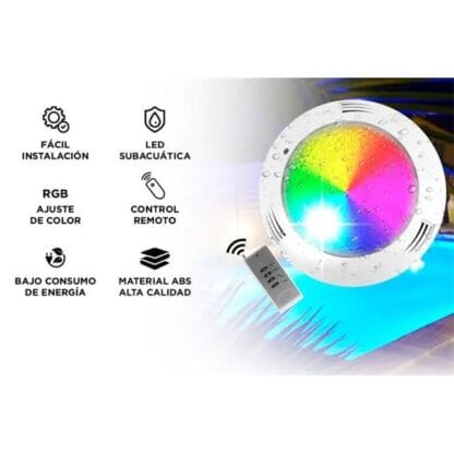 Luz Gadnic P/Pileta - 35w Rgb + Control (LUZPILE1) - Imagen 2