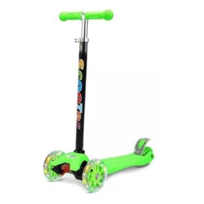 Monopatín Foxbox Rueda Doble 60 Kgs Niños Verde (7048)