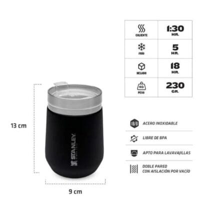 Vaso Stanley Everyday 295 Ml Negro (1010292068) - Imagen 2