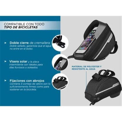 Bolso Celular Bici Gadnic - Manubrio/ Impermeable. Hsta 7¨ (BIC00027) - Imagen 4
