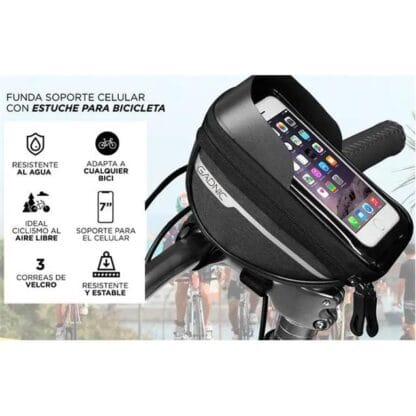 Bolso Celular Bici Gadnic - Manubrio/ Impermeable. Hsta 7¨ (BIC00027) - Imagen 5