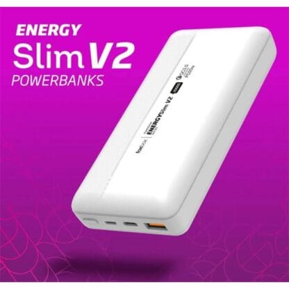 Powerbank Foxbox Energy Slim Wireless V2 12000 Blanco (6891) - Imagen 3