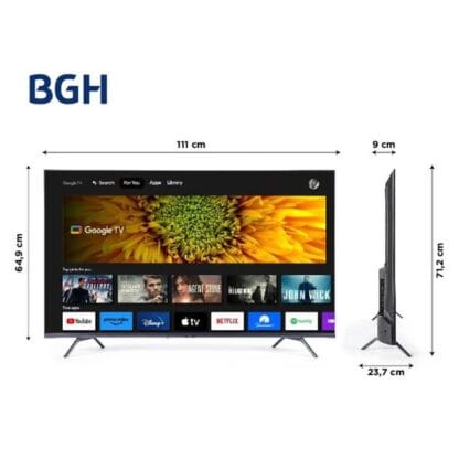 Smart Tv Bgh 50" 4k Google-Tv (B5023US6G) - Imagen 2