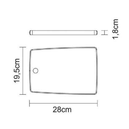 TablaTramontina Rectangular (13272-351) - Imagen 2