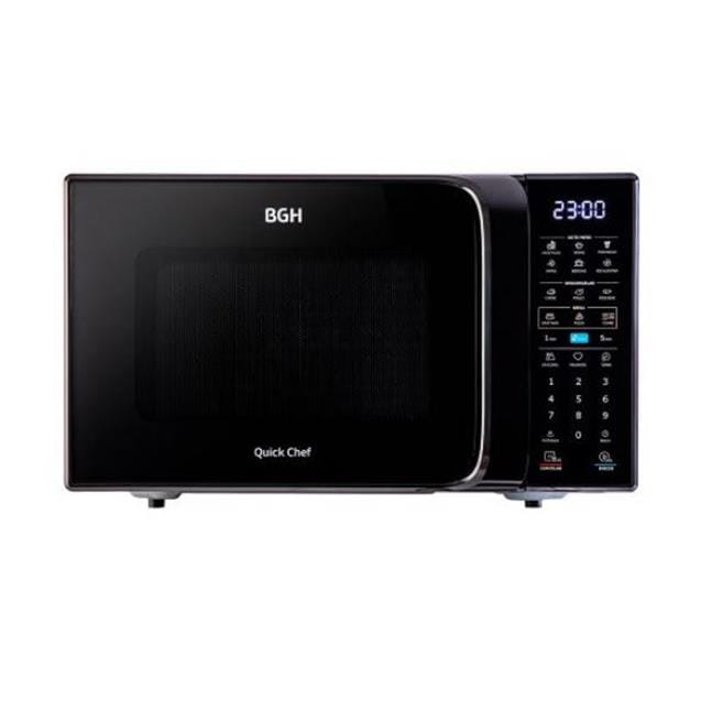 MICROONDAS BGH B223DN20I 23LTS DIG C/GRILL BLACK