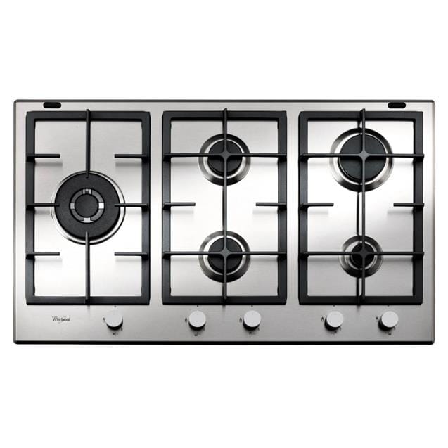 Anafe a gas Whirlpool 90Cm Inoxidable (GMA9522X)