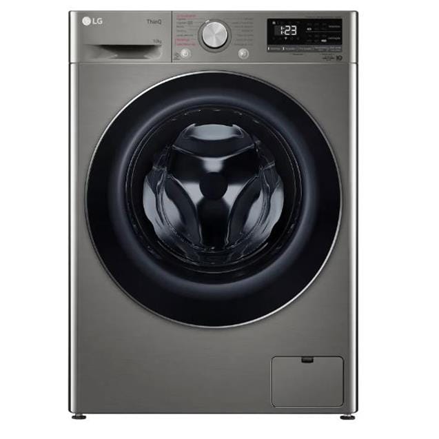 Lavarropas Lg Inverter IA 10kg 1400rpm Silver (WM10VVC4S6)