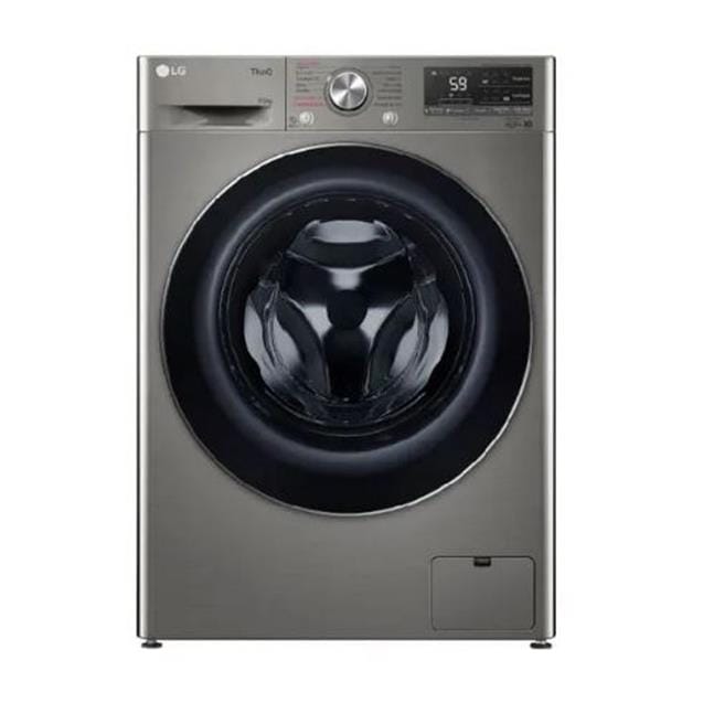 Lavasecarropas LG Steam 9/5kg 1200rpm Silver (WD90VVC4S6)