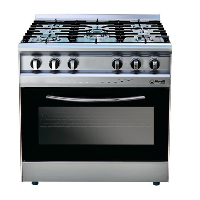 Cocina Morelli 820 5 Hornallas 82 cm Acero