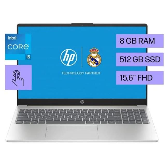 Notebook Hp I5-1334u/ 8gb 512gb/ 15.6 Touch Fhd/ W11hsl (15FD0154LA)