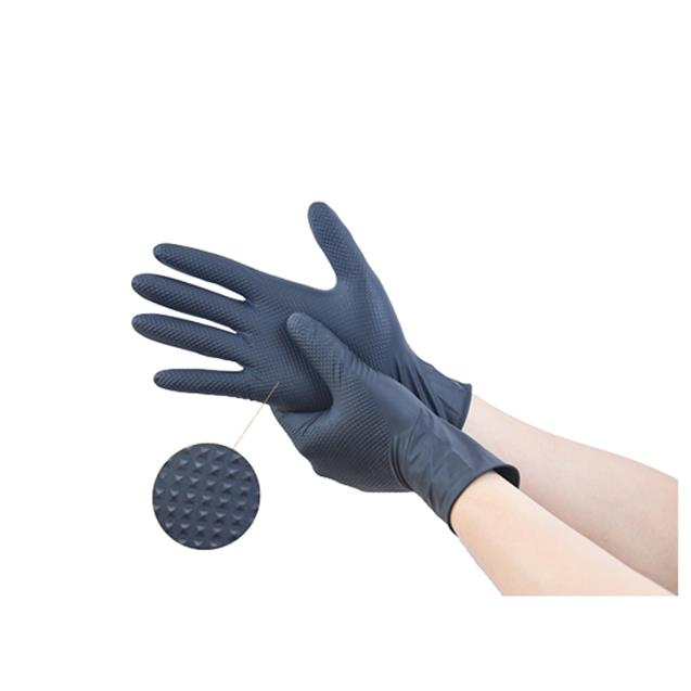 Guantes de Nitrilo Negros Large – Pack x10 Cajas de 100 Unidades