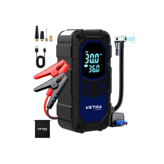 Arrancador Batería + Inflador Gadnic Av000420 12v -150psi (8000MAH)